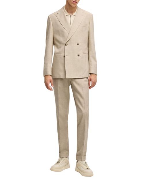 Abito beige in misto lana Hugo Boss | 50540783131